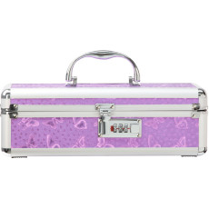 Кейс для зберігання секс-іграшок BMS Factory - The Toy Chest Lokable Vibrator Case Purple з кодовим